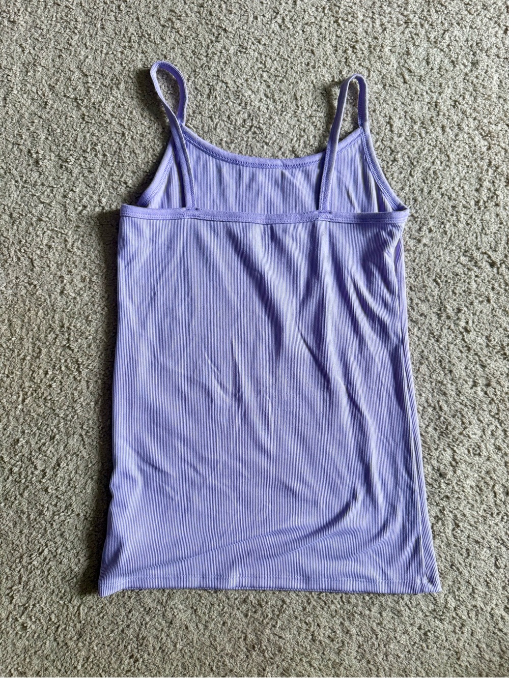 No Boundaries Lilac Ribbed Camisole Tank Top - Picture 2 of 3